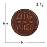 Letter Badge Embroidered Patch
