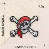 Skull Embroidered Patch