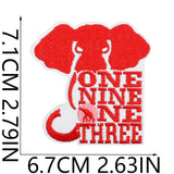 Black Character Elephant Patch
