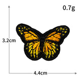 Mini Butterfly Bee Embroidered Patch