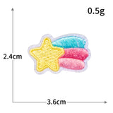 Mini Pink Embroidered Patch