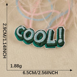 Self-Adhesive English Letter Badge Patch