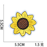 60-Piece Mixed Embroidered Patch Set