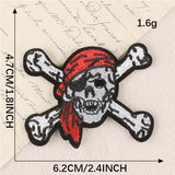 Skull Embroidered Patch