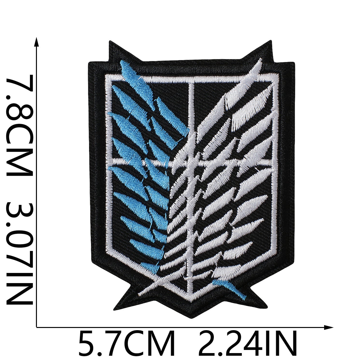 Manga Character Embroidered Patch