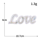LOVE Heart Sequin Patch