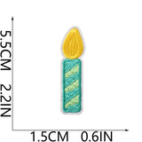 Birthday Cake Embroidered Patch