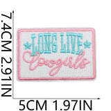 Western Cowboy Girl Patch