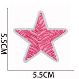 Pink Leopard Embroidered Patch