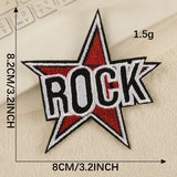 Cartoon English Embroidered Patch