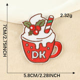 Snowman Christmas Embroidered Patch