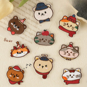 Self-Adhesive Red Panda Embroidered Patch