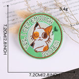 Round Character Embroidered Patch
