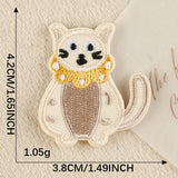 Self-Adhesive Cat Embroidered Patch