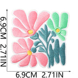 Floral Embroidered Patch