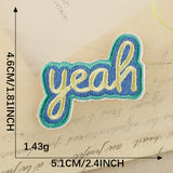 Self-Adhesive Butterfly Letter Embroidered Patch