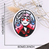 Round Character Embroidered Patch