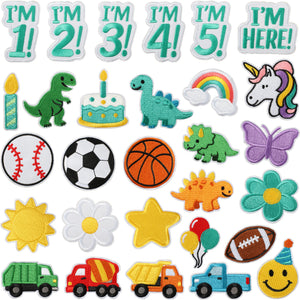 Birthday Cake Embroidered Patch