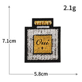 Sequin Crown Lipstick Perfume Patch