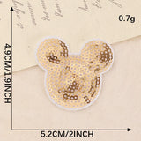 Sequin Rose Embroidered Patch