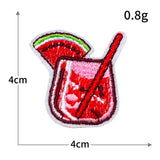 Mini Pink Embroidered Patch