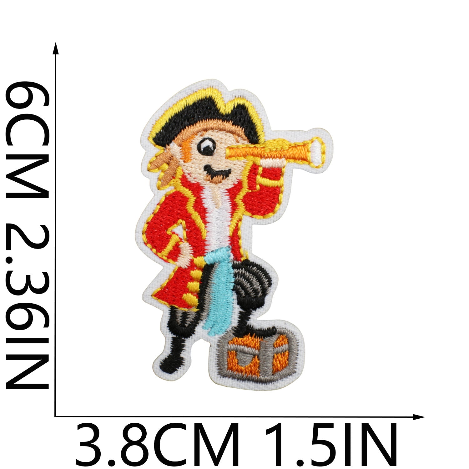 Pirate Ship Embroidered Patch