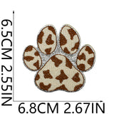 Lipstick Leopard Heart Patch