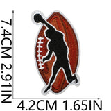 Football Embroidered Patch