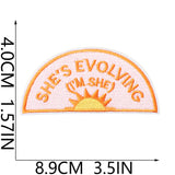Floral Embroidered Patch