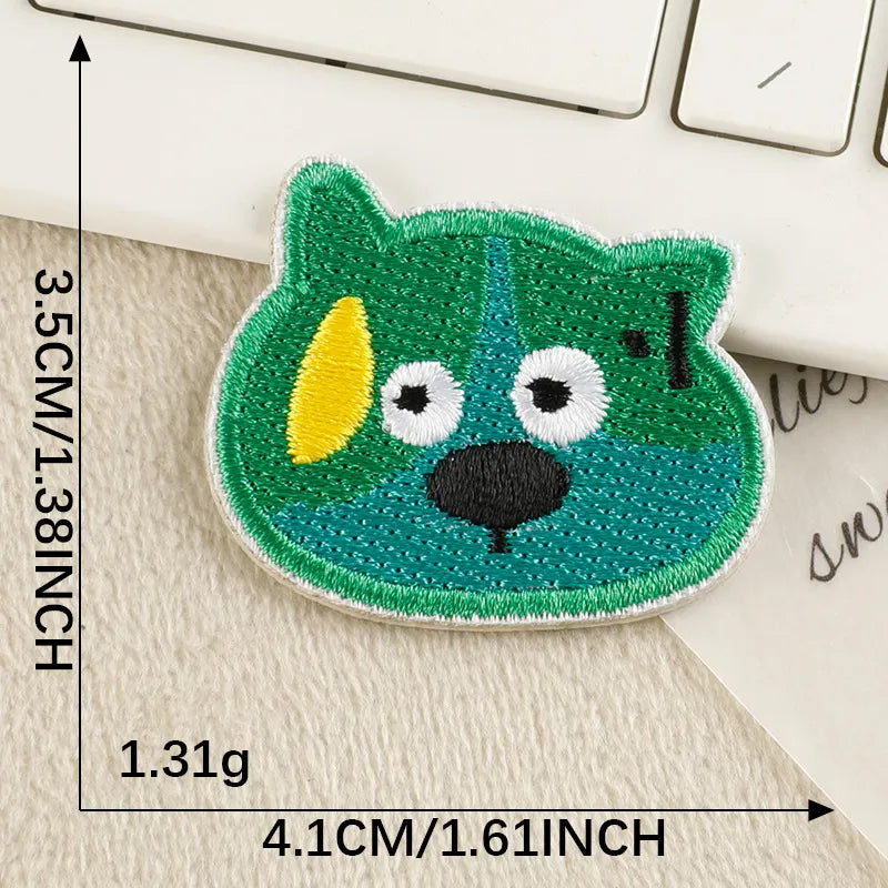 Self-Adhesive Kitten Embroidered Patch