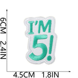 Birthday Cake Embroidered Patch