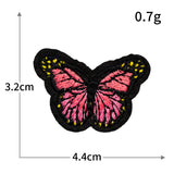 Mini Butterfly Bee Embroidered Patch
