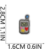 Mini Drink Cup Embroidered Patch