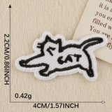 Cat Bowl Embroidered Patch