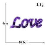 LOVE Heart Sequin Patch