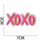 Pink Leopard Embroidered Patch