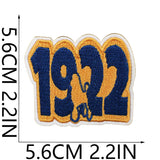 Black Character Embroidered Patch