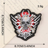 Skull Embroidered Patch