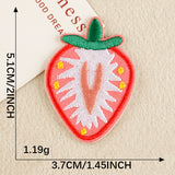 Strawberry Fruit Embroidered Patch