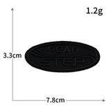 Self-Adhesive Black Letter Badge Patch