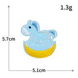 Self-Adhesive Animal Face Embroidered Patch