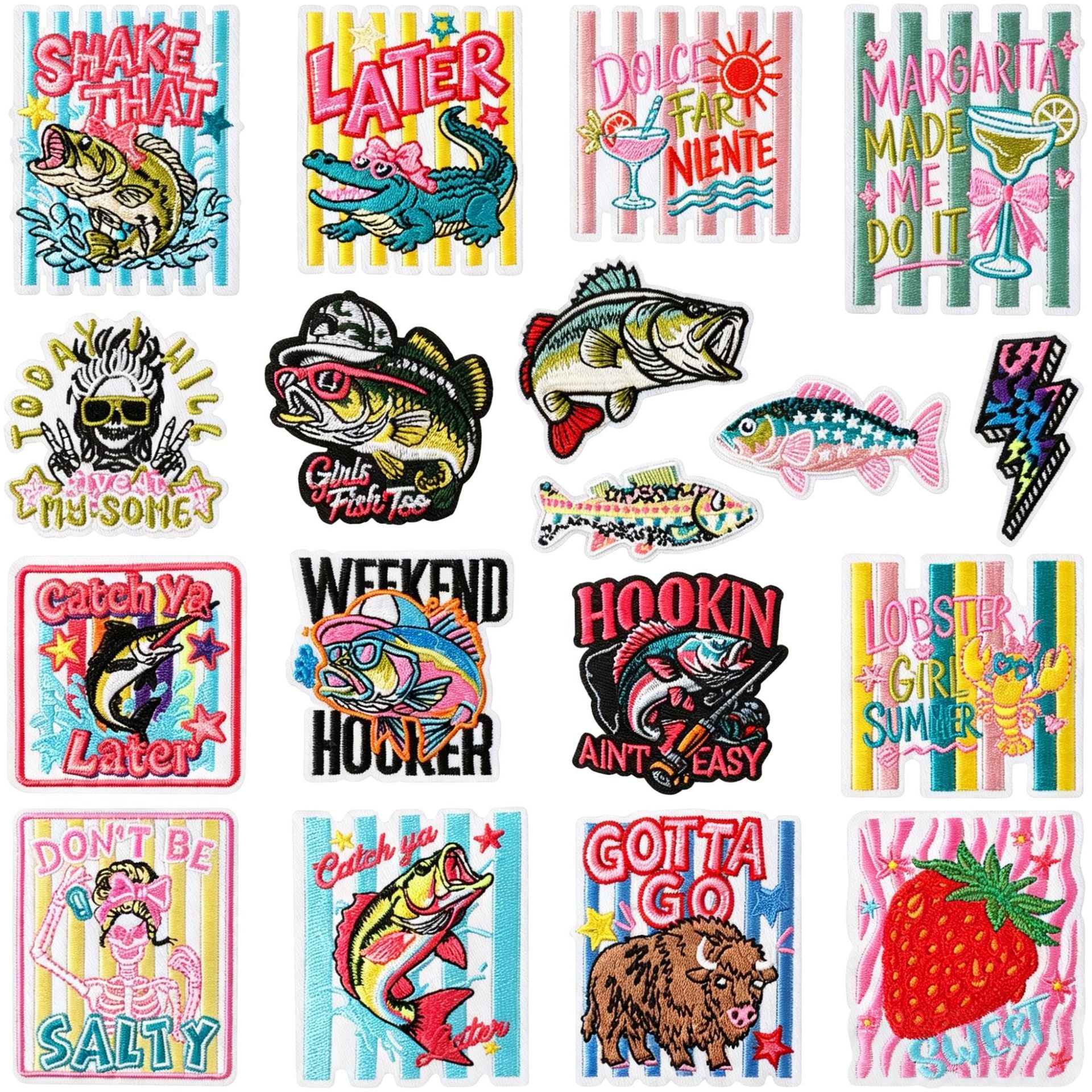 Vintage Fishing Patch