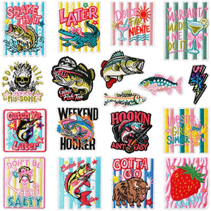 Vintage Fishing Patch
