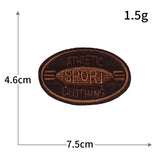 Letter Badge Embroidered Patch