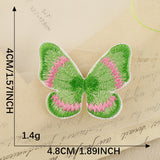 Self-Adhesive Butterfly Letter Embroidered Patch