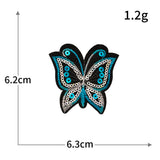 Sequin Butterfly Embroidered Patch