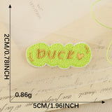 Self-Adhesive Butterfly Letter Embroidered Patch