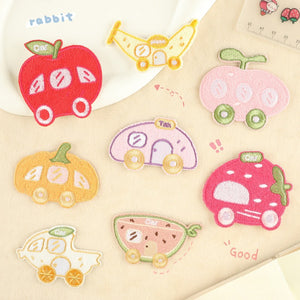 Self-Adhesive Fruit Car Embroidered Patch