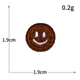 Smiley Heart Embroidered Patch