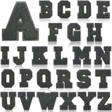 Black Letter Chenille Patch